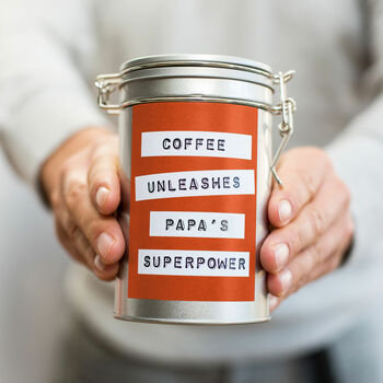 'Superpower' Coffee Gift In Tin, 5 of 10