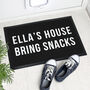 Personalised Bold Indoor Rubber Doormat, thumbnail 1 of 12