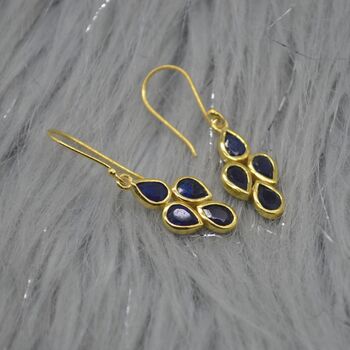 Blue Sapphire Earrings: September Birthstone Jewelry, 3 of 10