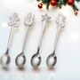 Stainless Steel Christmas Themed Spoon Set, thumbnail 5 of 9