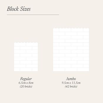 Personalised Photo Lego® Brick Print, 6 of 6