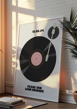 Custom Vinyl Record Poster, 9 of 10