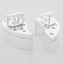 Silver Plated Baby First Tooth And Curl Heart Gift Set, thumbnail 2 of 4