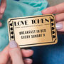 Personalised Love Token Gift Voucher Wallet Keepsake, thumbnail 1 of 10