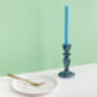Colourful Glass Candlestick Holder, thumbnail 6 of 12