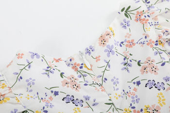 Nina White Floral Frill Dress, 5 of 5