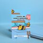 Sleepy Bee Enamel Pin | Cute Pin Badges, thumbnail 5 of 5