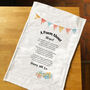 Personalised Poem Tea Towel 30th Birthday Gift, thumbnail 7 of 9