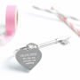 Personalised Day You Became My Mummy Heart Keyring, thumbnail 1 of 5