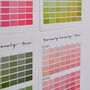 Paint Chip Colour Swatch Wall Planner 2025, thumbnail 5 of 12