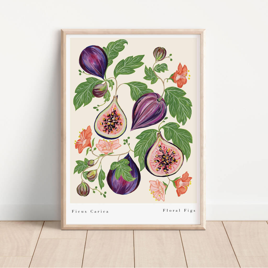 Floral Figs Art Print, 1 of 5