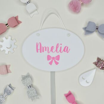 Personalised Hair Bows Hanger Bow Design, 2 of 12
