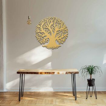 Modern Tree Of Life Wooden Wall Art Home Decor, 6 of 9