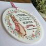 New Baby Rabbit Personalised Card, Any Relation, thumbnail 2 of 3