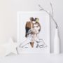Personalised Wedding Silhouette Foil Photograph, thumbnail 3 of 7
