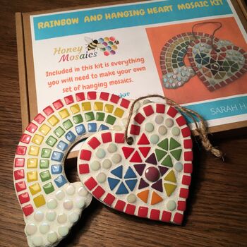 Children's Mosaic Craft Kit Including Two Mosaics, 6 of 7