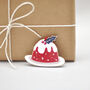 Wooden Christmas Pudding Decoration, thumbnail 3 of 5