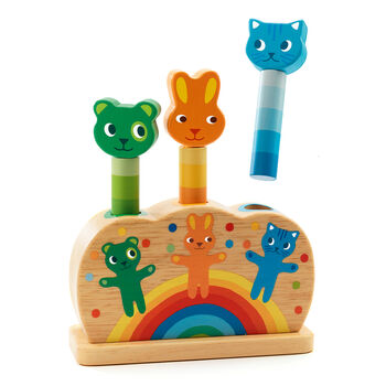 Wooden Pop Up Toddler Toy, 2 of 3