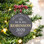 Personalised First Christmas As Mr And Mrs Bauble, thumbnail 5 of 10