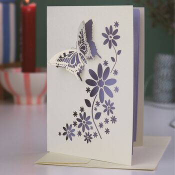 Laser Cut Butterfly Card, 8 of 8