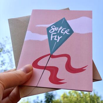 Super Fly Greetings Card, 4 of 7