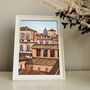 Roman Rooftop Art Print, thumbnail 1 of 2