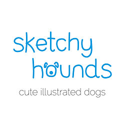 Logo for sketchy hounds