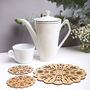 Eco Friendly Artisan Placemats And Coasters Set, thumbnail 2 of 3