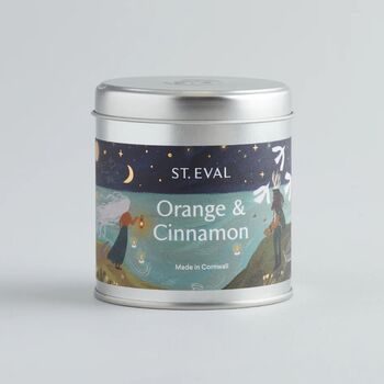 Orange And Cinnamon Christmas Scented Tin Candle, 2 of 5