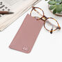 Personalised Luxury Leather Initial Patch Glasses Case, thumbnail 2 of 7