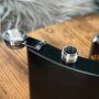 Personalised Matte Black 6oz Hip Flask Wedding, Groomsmen And Milestone Birthday Gift, thumbnail 6 of 12