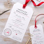 Personalised Christmas Sack Tag In Extra Large Or Small, thumbnail 1 of 3