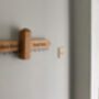 Wooden Engraved Key Hanger For Wall | Personalised, thumbnail 7 of 12