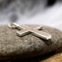 Cross Cremation Ashes Memorial Necklace, thumbnail 4 of 7