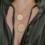 Double Layered Gold Plated Necklace Set, thumbnail 1 of 4