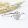 60th Birthday 1966 Sixpence Coin Bangle Bracelet, thumbnail 2 of 10