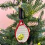 Personalised Tennis Christmas Bauble, thumbnail 3 of 4