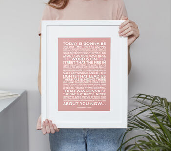 Personalised Favourite Song Print, 11 of 12