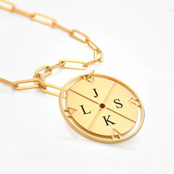 Personalised Compass Necklace, 2 of 12