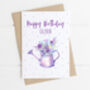 Personalised Adult Birthday Card Watering Can, thumbnail 4 of 5