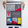 Set Of Two Cycling Art Prints, French Cycling Terms, thumbnail 3 of 9