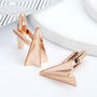 Personalised Paper Plane Cufflinks, thumbnail 5 of 9