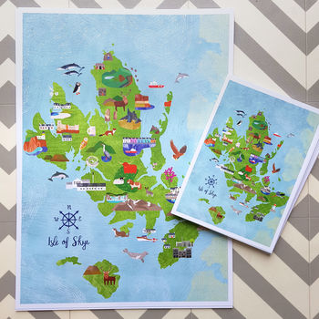 Isle Of Skye Illustrated Map, 2 of 4