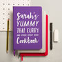 Personalised Yummy Cookbook, thumbnail 1 of 4