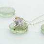Frog Prince Necklace, Sterling Silver, thumbnail 2 of 7