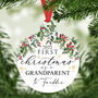 Personalised First Christmas Grandparents Decoration, thumbnail 2 of 2