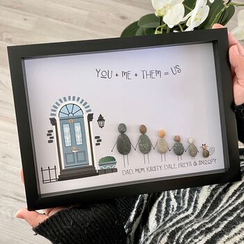 Personalised Family New Home Pebble Picture, 4 of 4