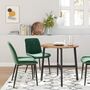 Industrial Round Kitchen Dining Table, thumbnail 2 of 7