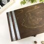 Personalised Aluminium Message Wooden Jewellery Box, thumbnail 5 of 12