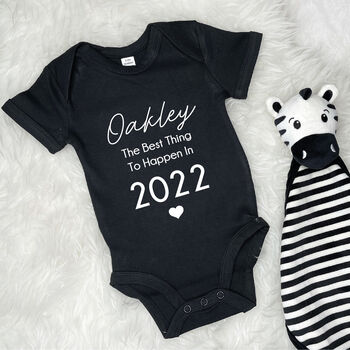 Personalised Babygrow The Best Thing To Happen In, 4 of 9